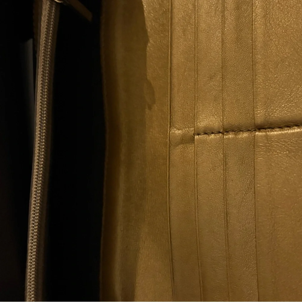 Gucci GG canvas beige/brown canvas project wallet‎
